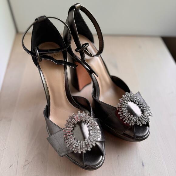 Alexandre Birman MADELINA CURVE 120 PEWTER size 36/ US 6 - Picture 5 of 14